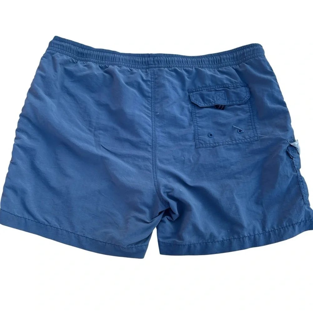 Tommy Bahama Relax Swim Trunks XL Blue Nylon Lined Board Shorts